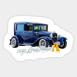 1931 Ford Model A Deluxe Tudor Sedan Sticker